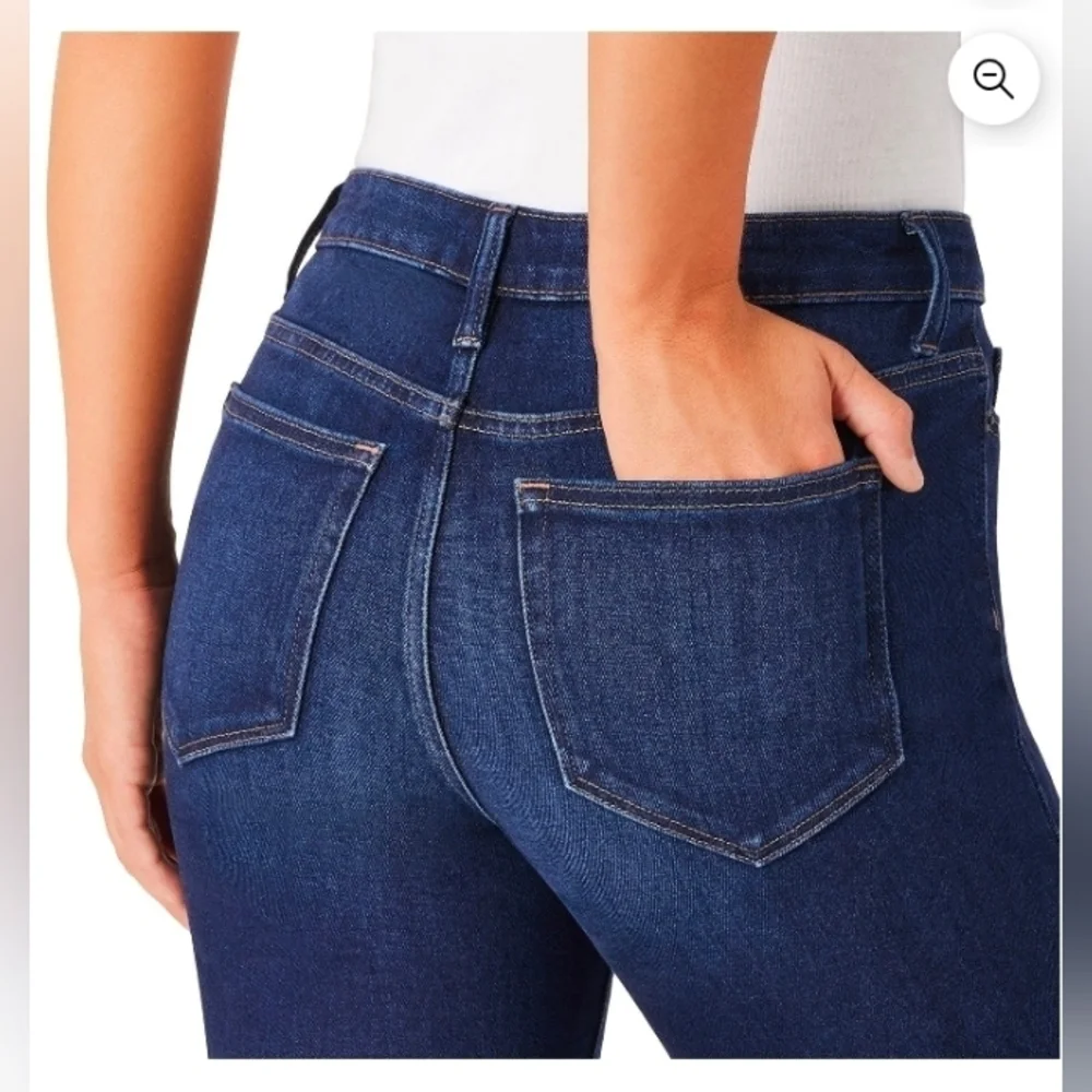 Member's Mark Women's High-Rise Straight Jeans Stretch Leg Fit